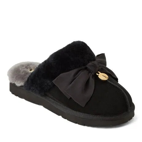 Women's Sydney Dream Bow Genuine Shearling Scuff