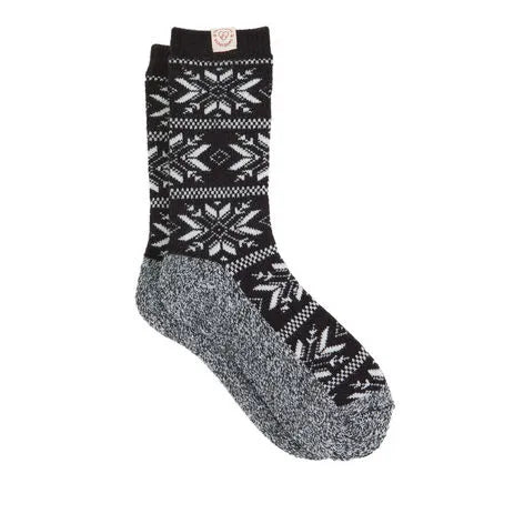 Ladies Star Brushed Heat Sock