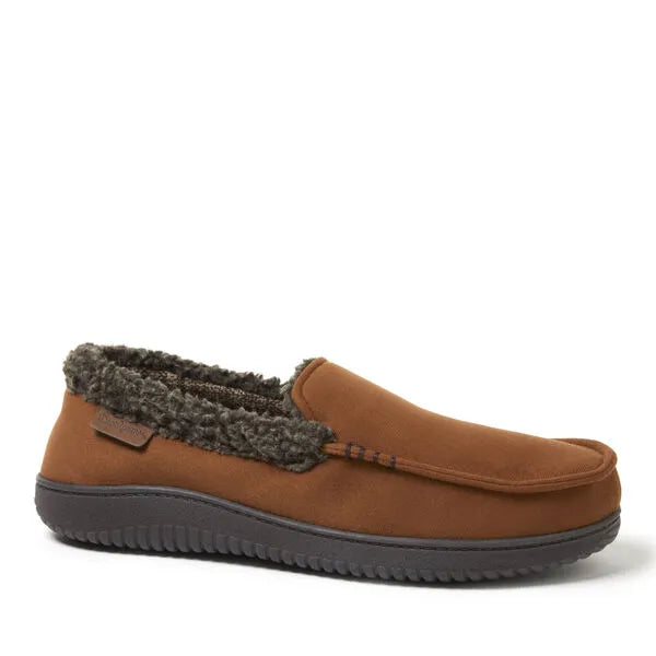 Men's Alexander Microsuede Moccasin With Berber Casing