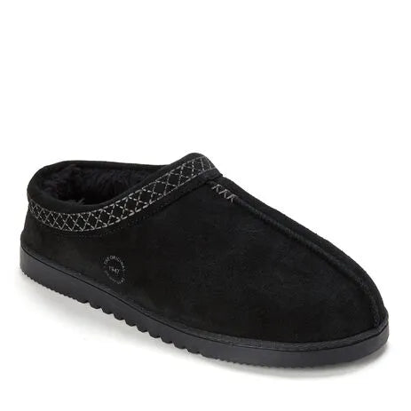 Men's Dean Genuine Suede Clog with Embroidery