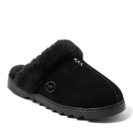 Women's Helena Genuine Suede Scuff With Prayer Seam