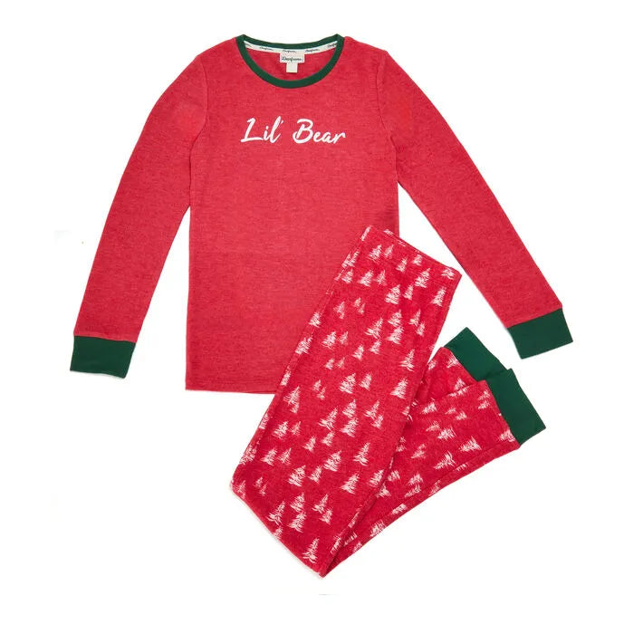 Youth/Toddler Trees Lil Bear 2 Piece Pajama Set