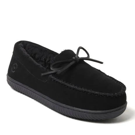 Men's Douglas Genuine Suede Moc With Tie