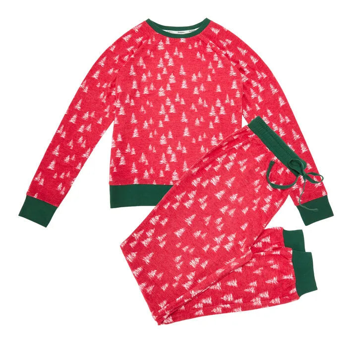 Men's Tossed Trees 2 Piece Pajama Set