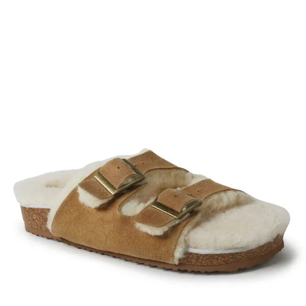 Fireside Tamworth Cork Molded Footbed Women's Double Band Slides