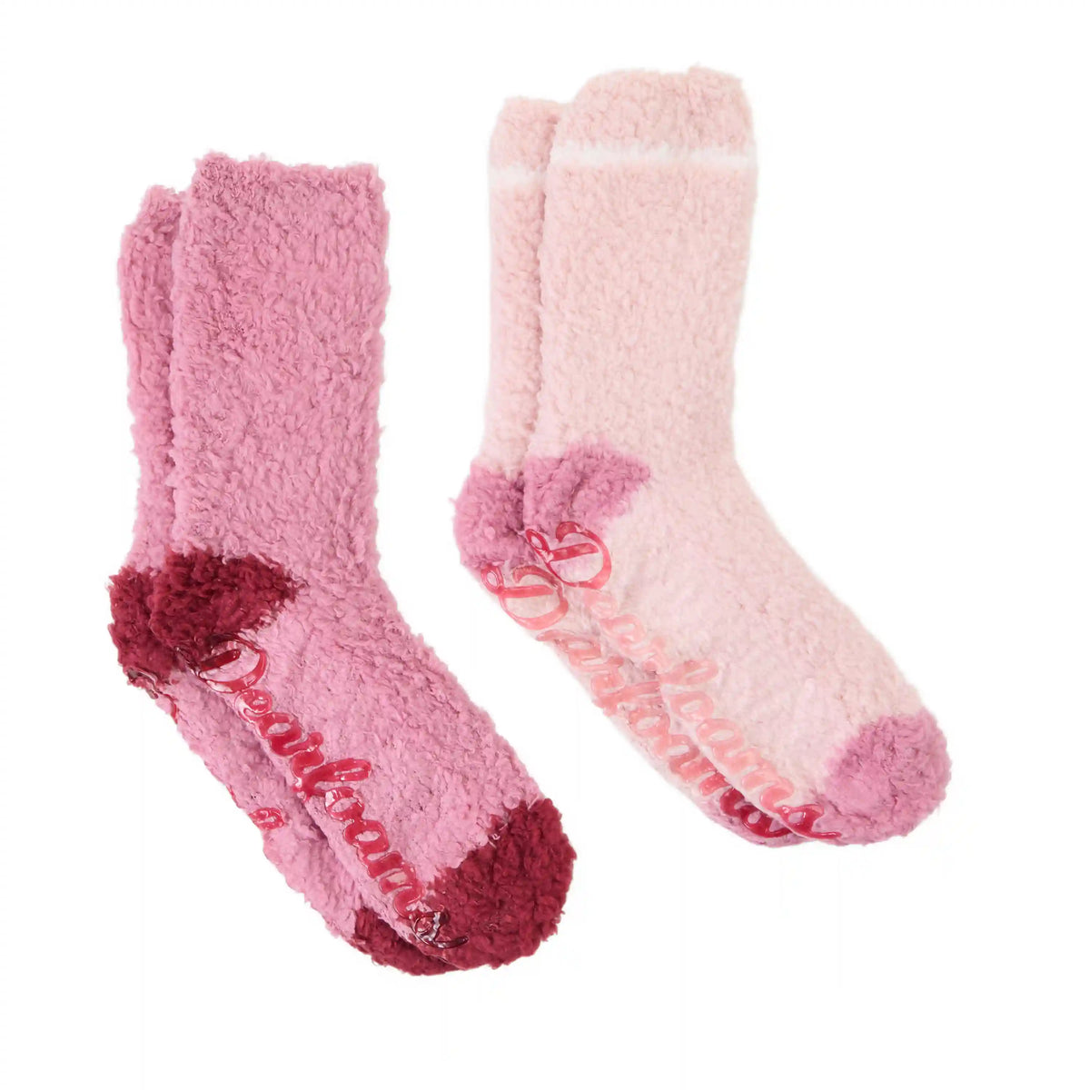 Ladies Solid Cozy Crew Sock 2 Pack