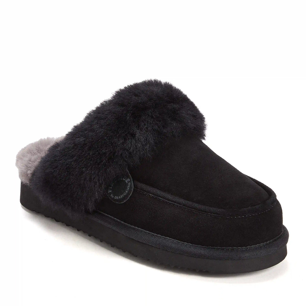 Women's Fireside by Dearfoams Melville Genuine Shearling Scuff