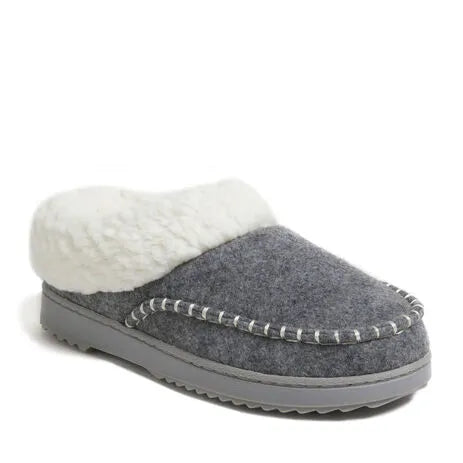 Women's Nyla Felted And Plaid Moc Toe Clog