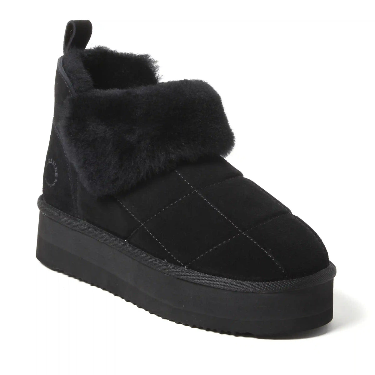 Women's Bayswater Genuine Shearling Quilted Platform Bootie