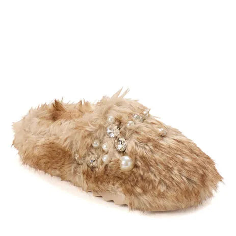 Women's Annabelle Pile Clog With Embellishment