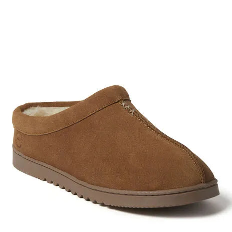 Men's Dean Genuine Suede Clog With Prayer Seam